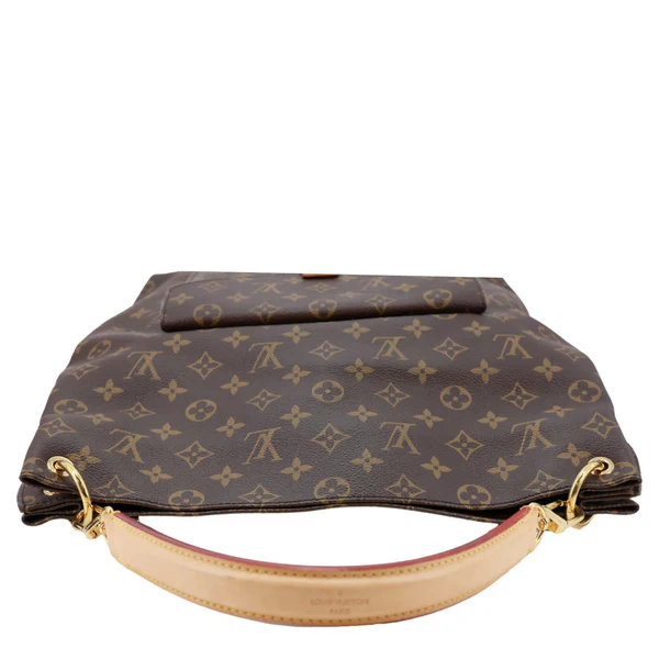 LOUIS VUITTON Metis Hobo Monogram Canvas Shoulder Bag Brown