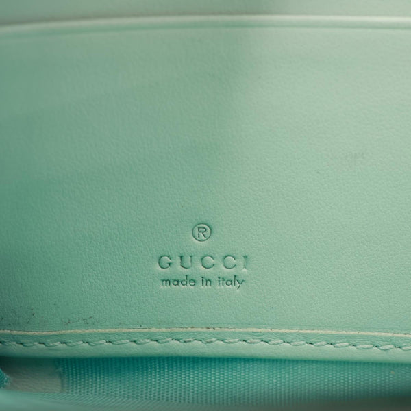 Gucci GG Marmont Matelasse Calfskin Leather Zip Around Wallet Pastel Multicolor