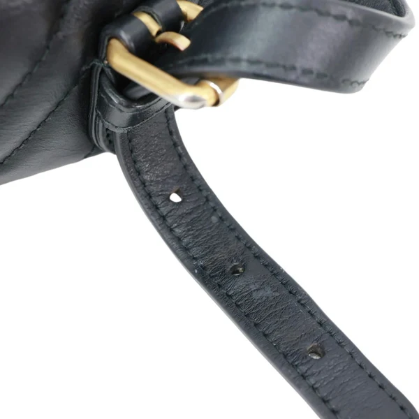 GUCCI GG Marmont Animal Studs Leather Backpack Black 476671