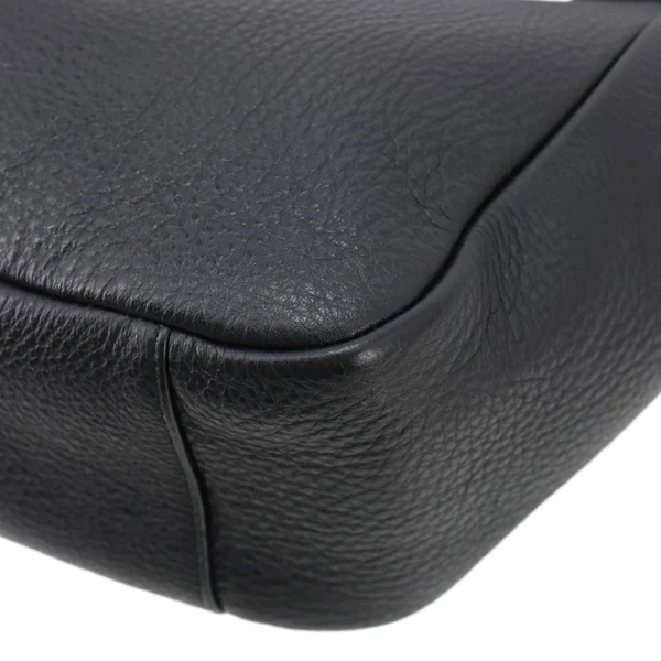 YVES SAINT LAURENT Le 5 a 7 Bea Grained Leather Tote Bag Black