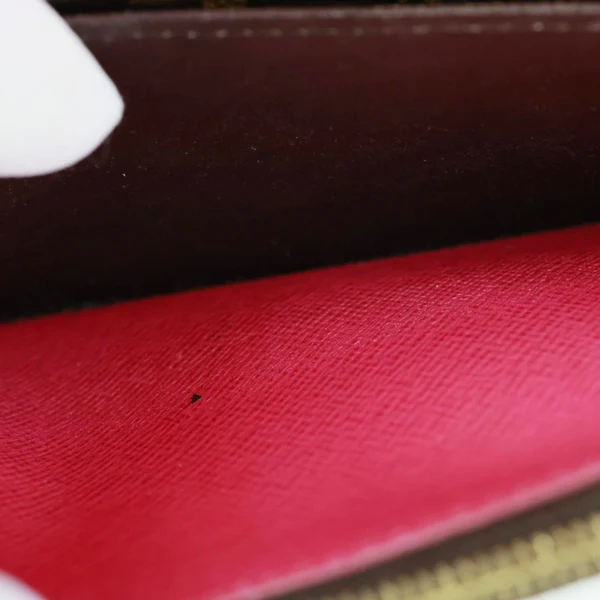 LOUIS VUITTON Emilie Bloom Flowers Monogram Canvas Wallet Rose Ballerine