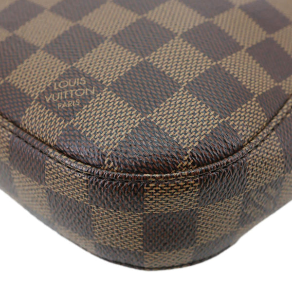 LOUIS VUITTON South Bank Besace Damier Ebene Crossbody Bag Brown
