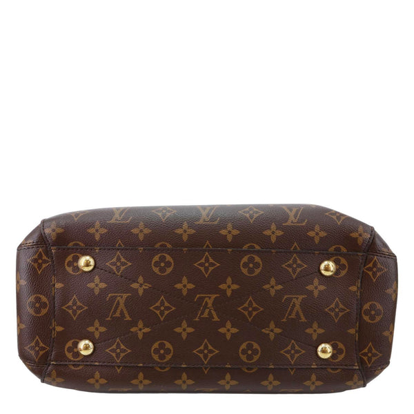 Louis Vuitton Montaigne MM Monogram Canvas Shoulder Bag Brown