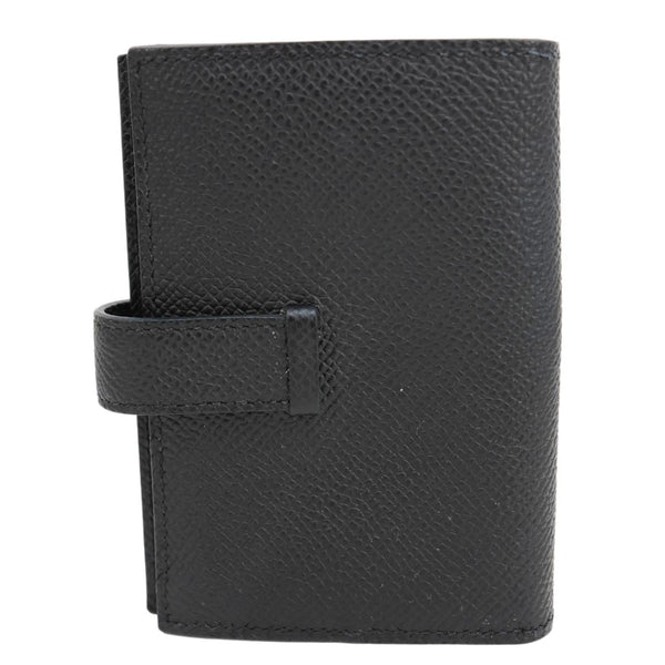 HERMES Bearn  Epsom Leather Compact Wallet Black