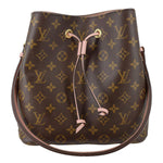 LOUIS VUITTON Neonoe MM Monogram Canvas Shoulder Bag Brown