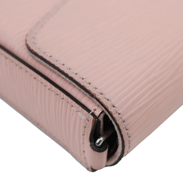 LOUIS VUITTON Felicie Pochette Epi Leather Crossbody Bag Pink