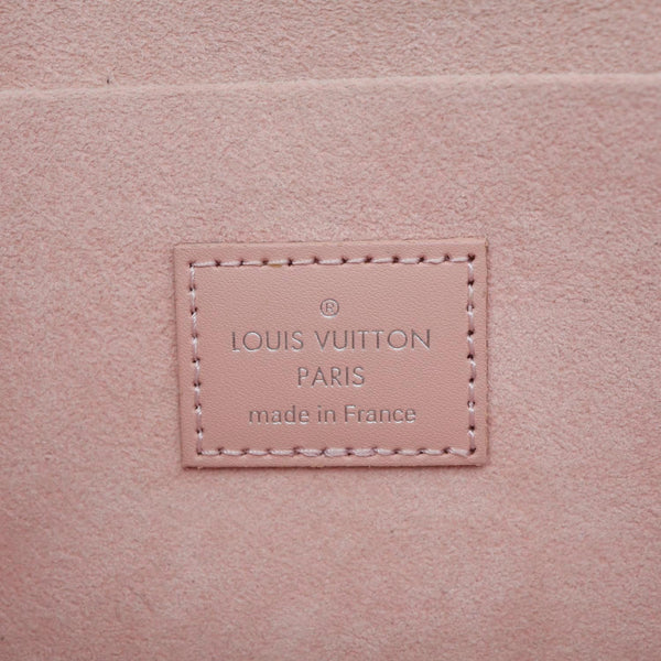 LOUIS VUITTON Felicie Pochette Epi Leather Crossbody Bag Pink
