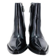 PRADA Hammer Leather Western Boots Black Size 36