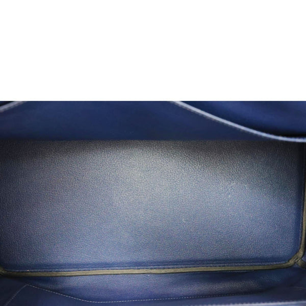 Hermes Birkin 40 Togo Leather Tote Bag Bleu Encre