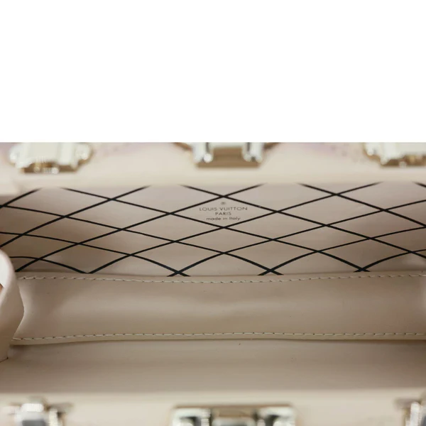 LOUIS VUITTON GO-14 Malletage Minaudiere Quilted Lambskin Leather Crossbody Bag Gold
