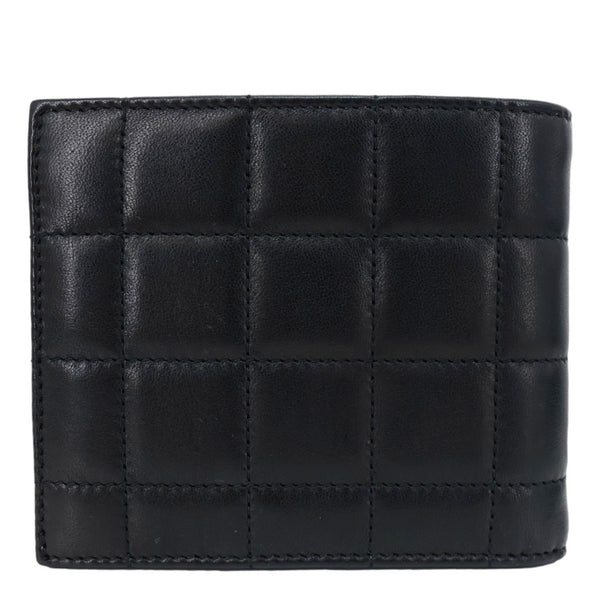 YVES SAINT LAURENT Leather Men's Bifold Men's Wallet Black