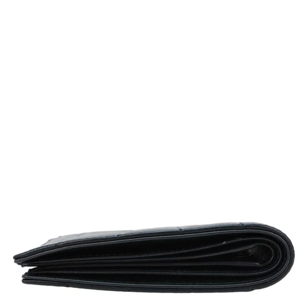 YVES SAINT LAURENT Leather Men's Bifold Men's Wallet Black