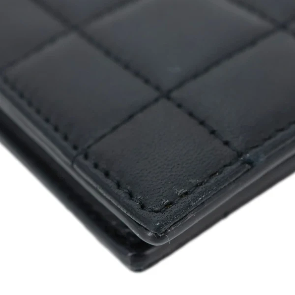 YVES SAINT LAURENT Leather Men's Bifold Men's Wallet Black