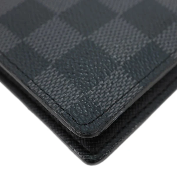 LOUIS VUITTON Brazza Damier Graphite Bifold Wallet Black