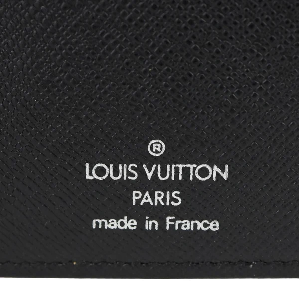 LOUIS VUITTON Brazza Damier Graphite Bifold Wallet Black