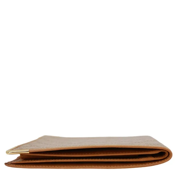 CELINE Vintage Macadam Canvas Bifold Men's Wallet Beige