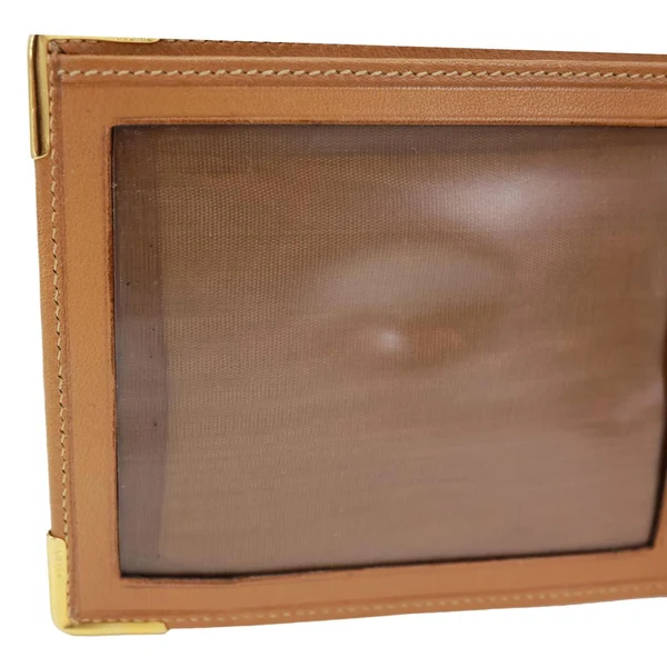 CELINE Vintage Macadam Canvas Bifold Men's Wallet Beige