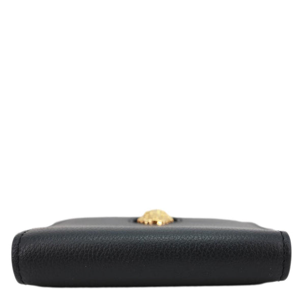 VERSACE La Medusa Small Leather Wallet Black