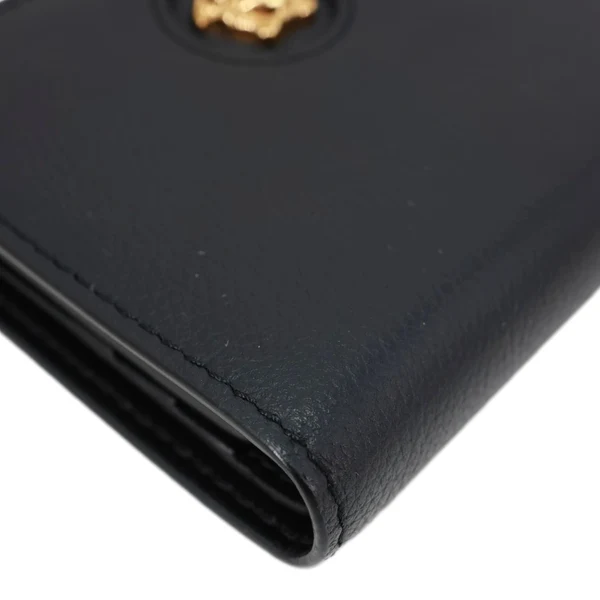 VERSACE La Medusa Small Leather Wallet Black