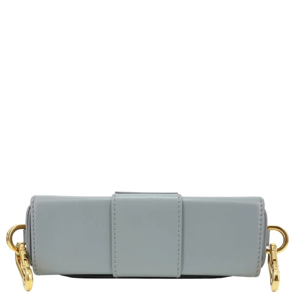 CHRISTIAN DIOR 30 Montaigne Flap Smooth Calfskin Leather Crossbody Bag Grey