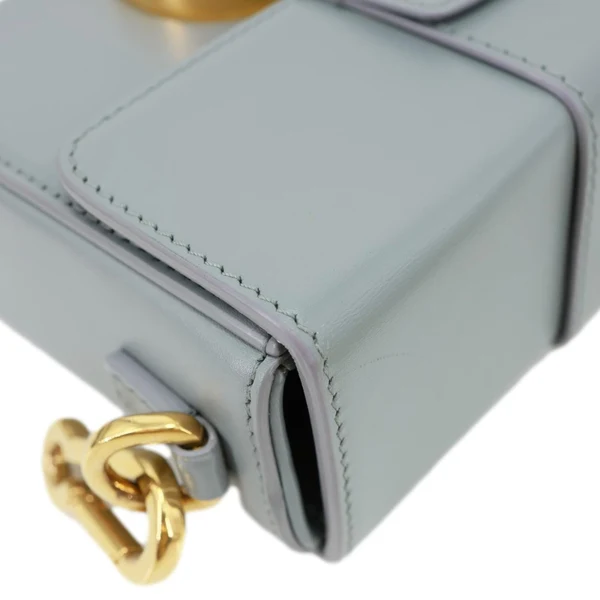 CHRISTIAN DIOR 30 Montaigne Flap Smooth Calfskin Leather Crossbody Bag Grey