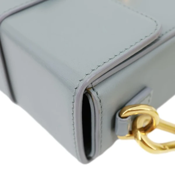 CHRISTIAN DIOR 30 Montaigne Flap Smooth Calfskin Leather Crossbody Bag Grey