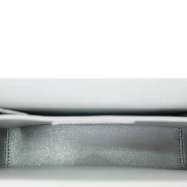 CHRISTIAN DIOR 30 Montaigne Flap Smooth Calfskin Leather Crossbody Bag Grey