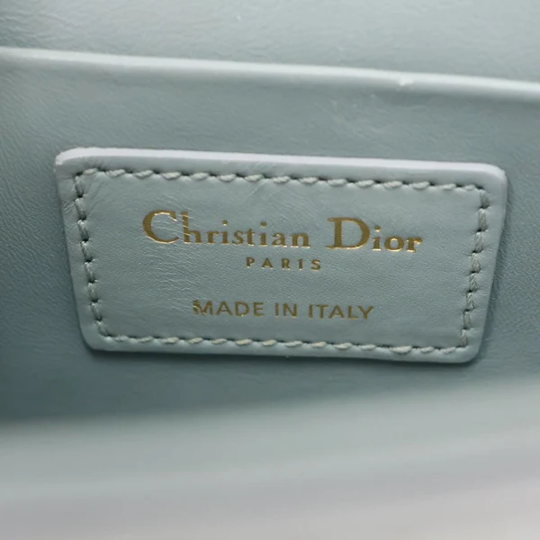 CHRISTIAN DIOR 30 Montaigne Flap Smooth Calfskin Leather Crossbody Bag Grey
