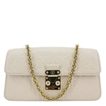 LOUIS VUITTON Metis Monogram Empreinte Leather Wallet On Chain Cream