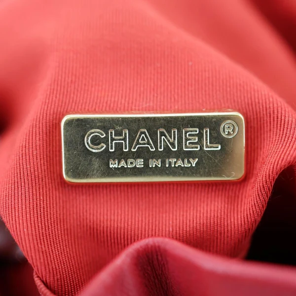CHANEL In Seoul Small Quilted Lambskin Backpack Bag Red