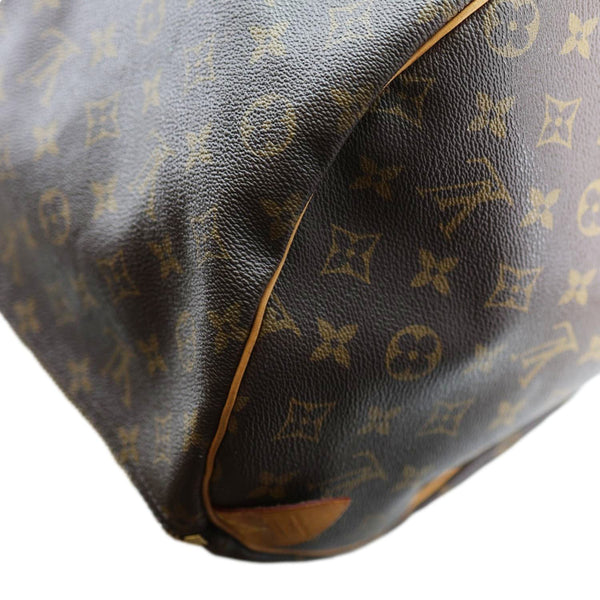 LOUIS VUITTON Keepall 55  Monogram Canvas Travel Bag Brown
