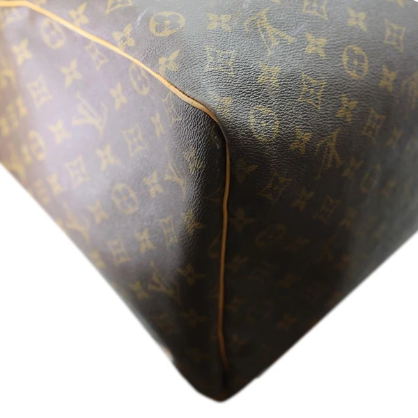 LOUIS VUITTON Keepall 55  Monogram Canvas Travel Bag Brown