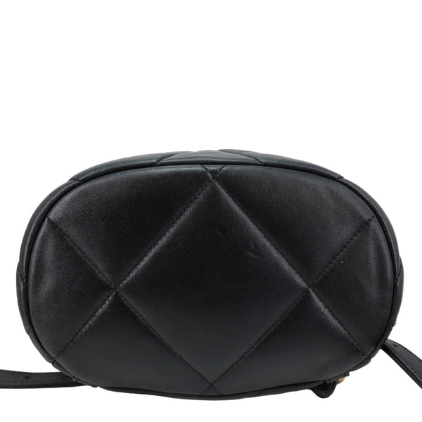 CHANEL 19 Quilted Lambskin Leather Backpack Black