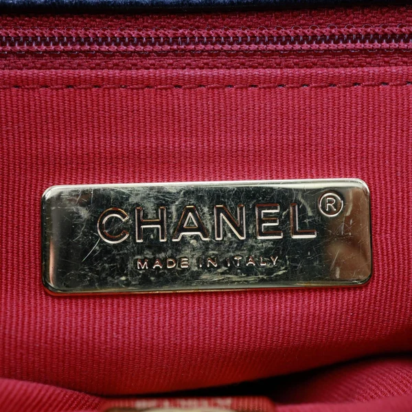 CHANEL 19 Quilted Lambskin Leather Backpack Black