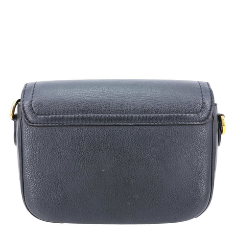 LOUIS VUITTON Lockme PM Taurillon Leather Chain Shoulder Bag Black