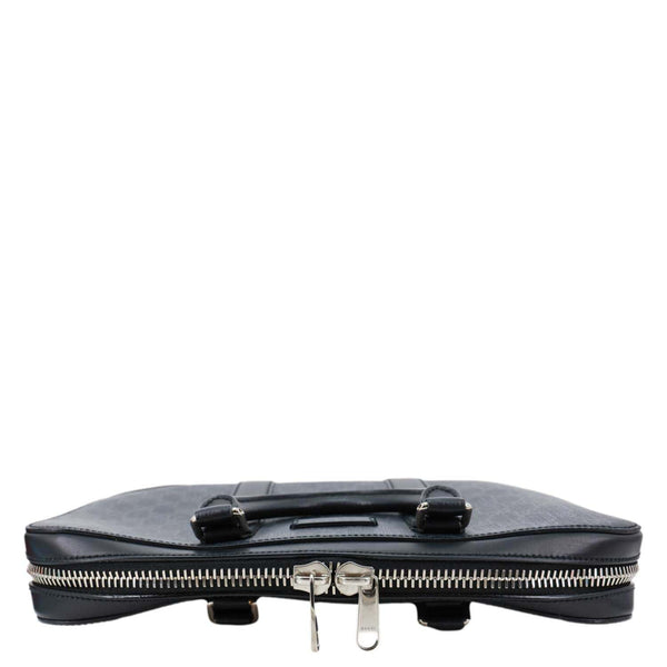 GUCCI GG Supreme Canvas Briefcase Messenger Bag Black 474135