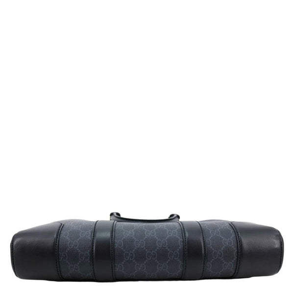 GUCCI GG Supreme Canvas Briefcase Messenger Bag Black 474135