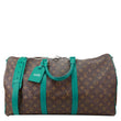 LOUIS VUITTON Keepall 50 Bandouliere Monogram Canvas Travel Bag Green