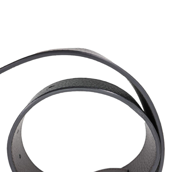 GUCCI GG Buckle Leather Belt Black 627055 110/44