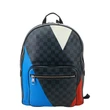 LOUIS VUITTON Josh Americas Cup Regatta Damier Cobalt Canvas Backpack Blue