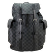LOUIS VUITTON Christopher PM Damier Graphite Backpack Bag Black