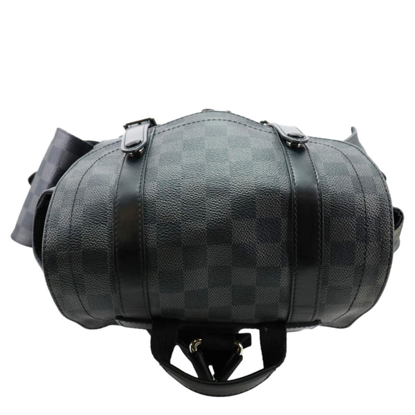 LOUIS VUITTON Christopher PM Damier Graphite Backpack Bag Black