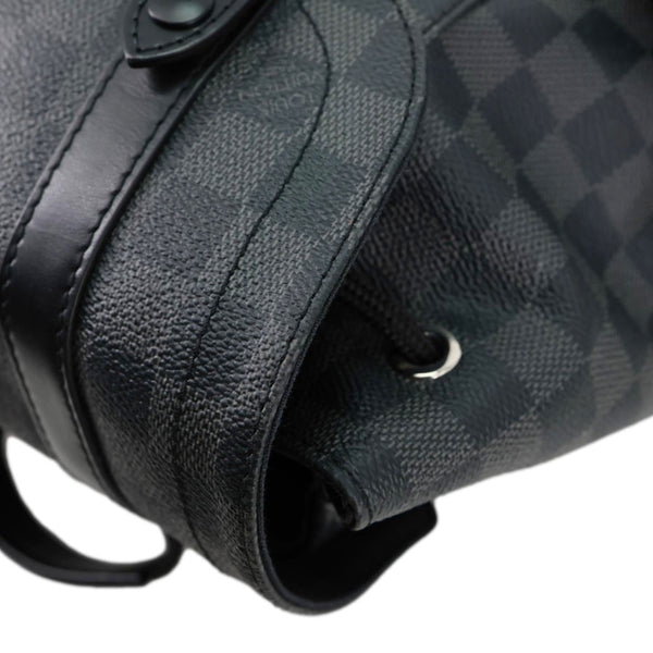 LOUIS VUITTON Christopher PM Damier Graphite Backpack Bag Black