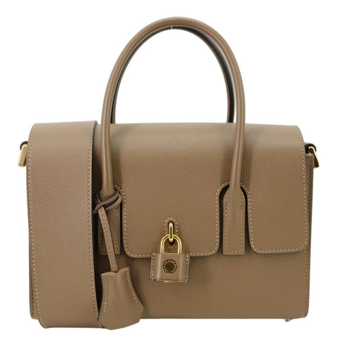 HERMES New Drag 22 Evercolor Leather Shoulder Bag Beige