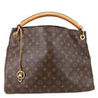 LOUIS VUITTON  Artsy MM Monogram Canvas Hobo Bag Brown