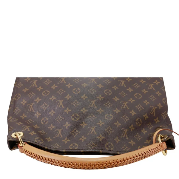 LOUIS VUITTON  Artsy MM Monogram Canvas Hobo Bag Brown