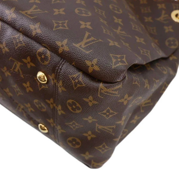 LOUIS VUITTON  Artsy MM Monogram Canvas Hobo Bag Brown