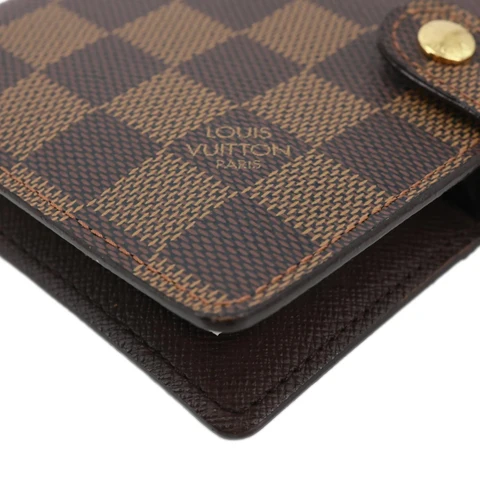 LOUIS VUITTON Agenda Damier Ebene Planner Cover Brown