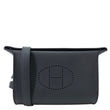HERMES Videpoches Epsom Calfskin Leather Crossbody Bag Black