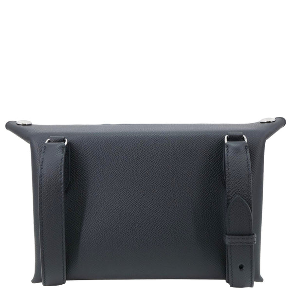 HERMES Videpoches Epsom Calfskin Leather Crossbody Bag Black